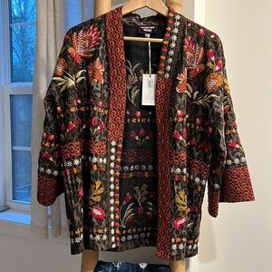 Johnny Was NWT over jacket 🐆